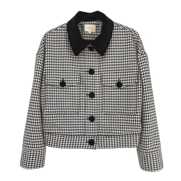 Sezane Jackets & Blazers - SEZANE Erwann Jacket in Houndstooth S